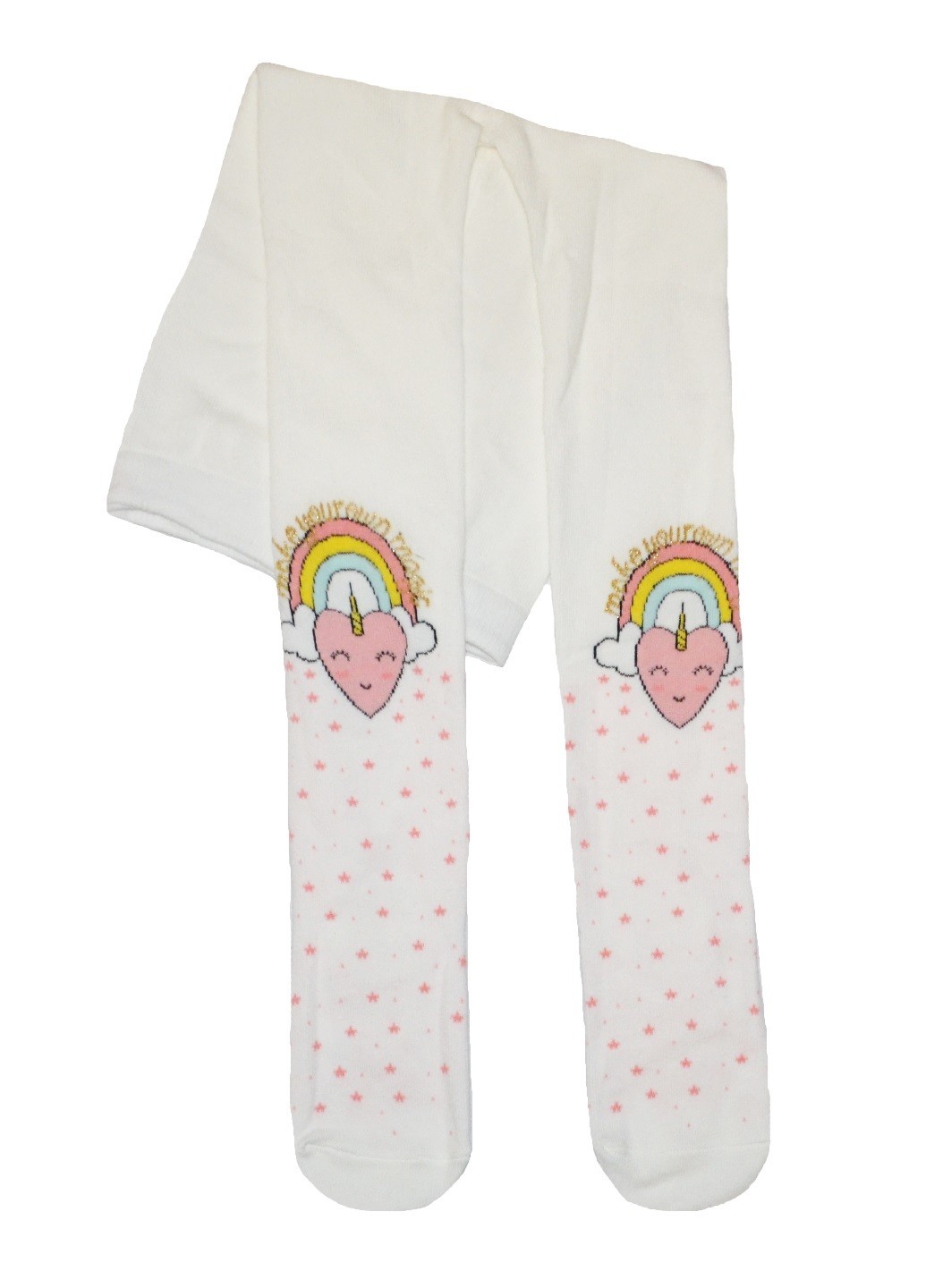 

Колготы Ekinoks Socks девочке с рисунком 5-6 лет 98-104 см белые (TRK-59-02)