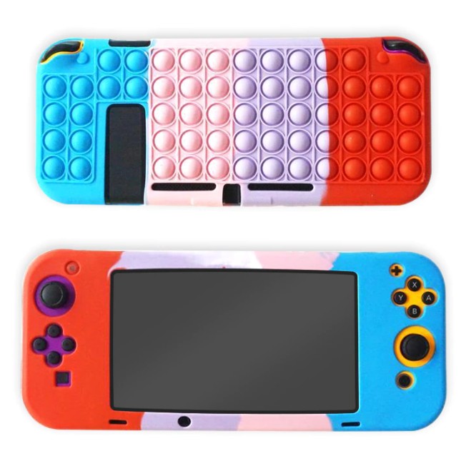 

Чехол бампер Neo Pop It для Nintendo Switch Red/Blue