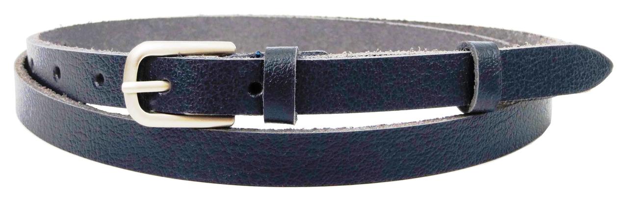 

Женский кожаный ремень Skipper 120х1,5 см Синий 000162414