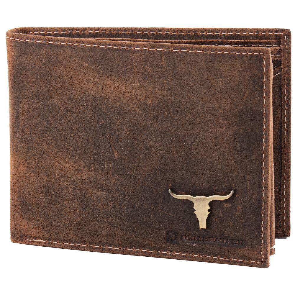 

Мужской кожаный кошелек DNK Leather 12х9,5х3 см Коричневый 000163929