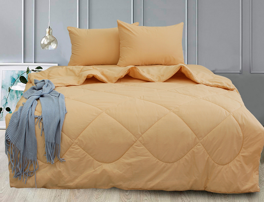 

Набор постельного белья (Apricot Cream) TAG tekstil Евро Бежевый 000163645