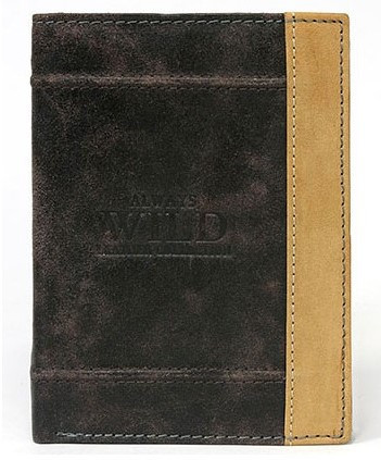 

Мужское кожаное портмоне Always Wild 13х9,5х2 см Коричневый 000162537
