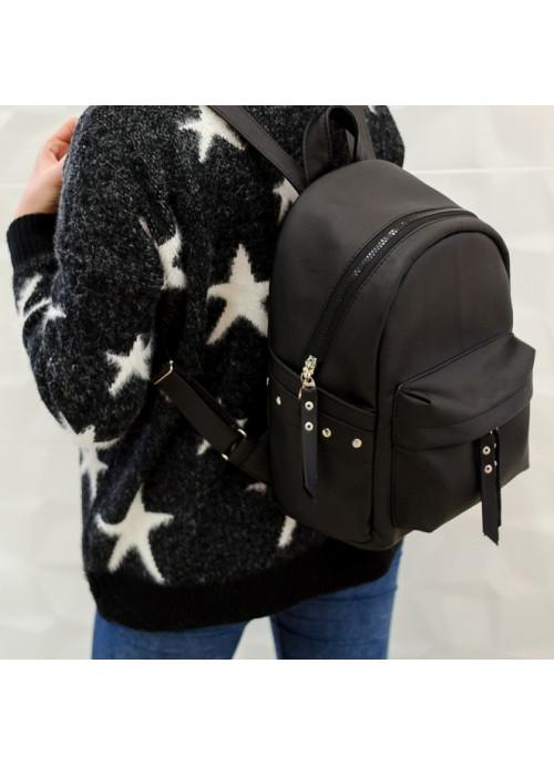 

Женский рюкзак Sambag 35х25х12 см Черный 000162211