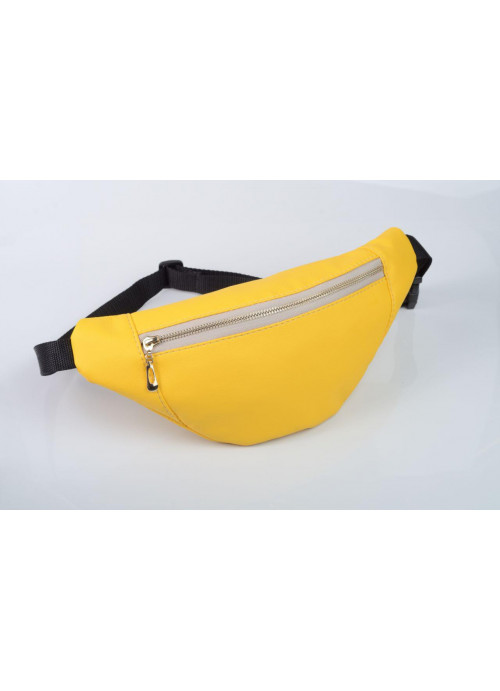 

Женская сумка на пояс (бананка) Sambag 33х14х5 см Желтый 000162271