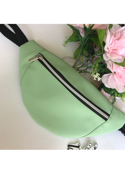 

Женская сумка на пояс (бананка) Sambag 33х14х5 см Мята 000162283