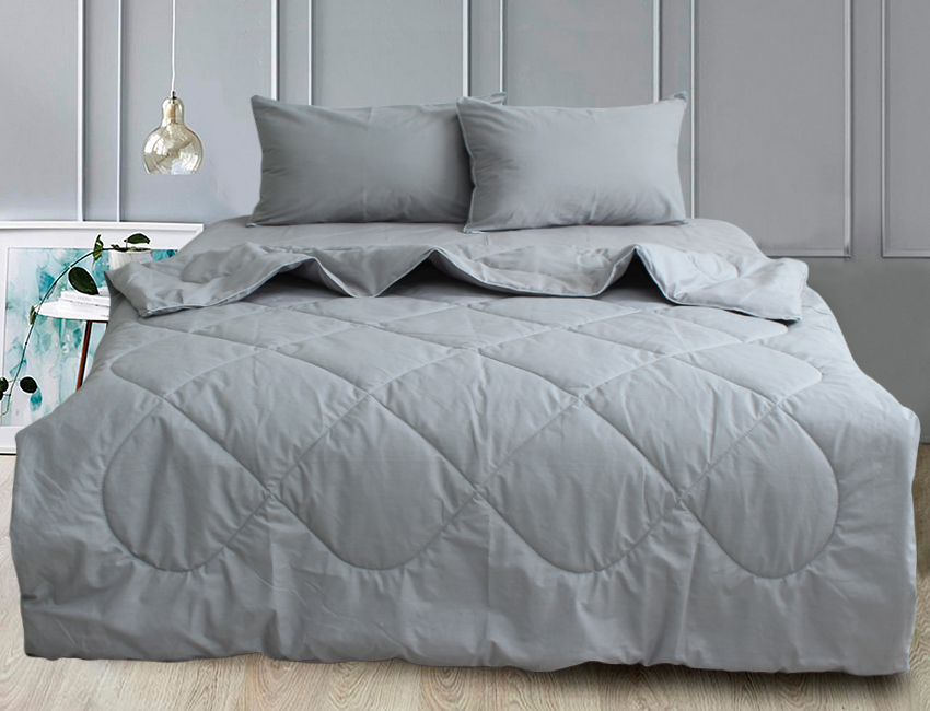 

Набор постельного белья (Oyster Gray) TAG tekstil Евро Серый 000163665