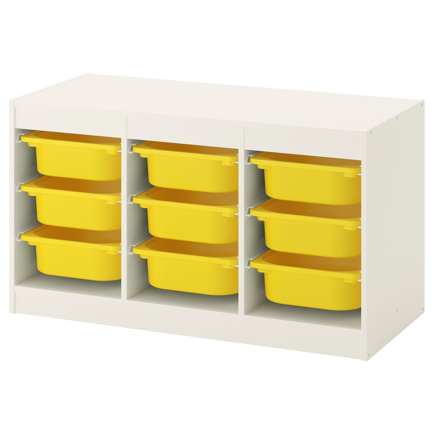 

Комбинация д/хранения+контейнеры IKEA TROFAST, ИКЕА ТРУФАСТ 492.284.69, белый/желтый
