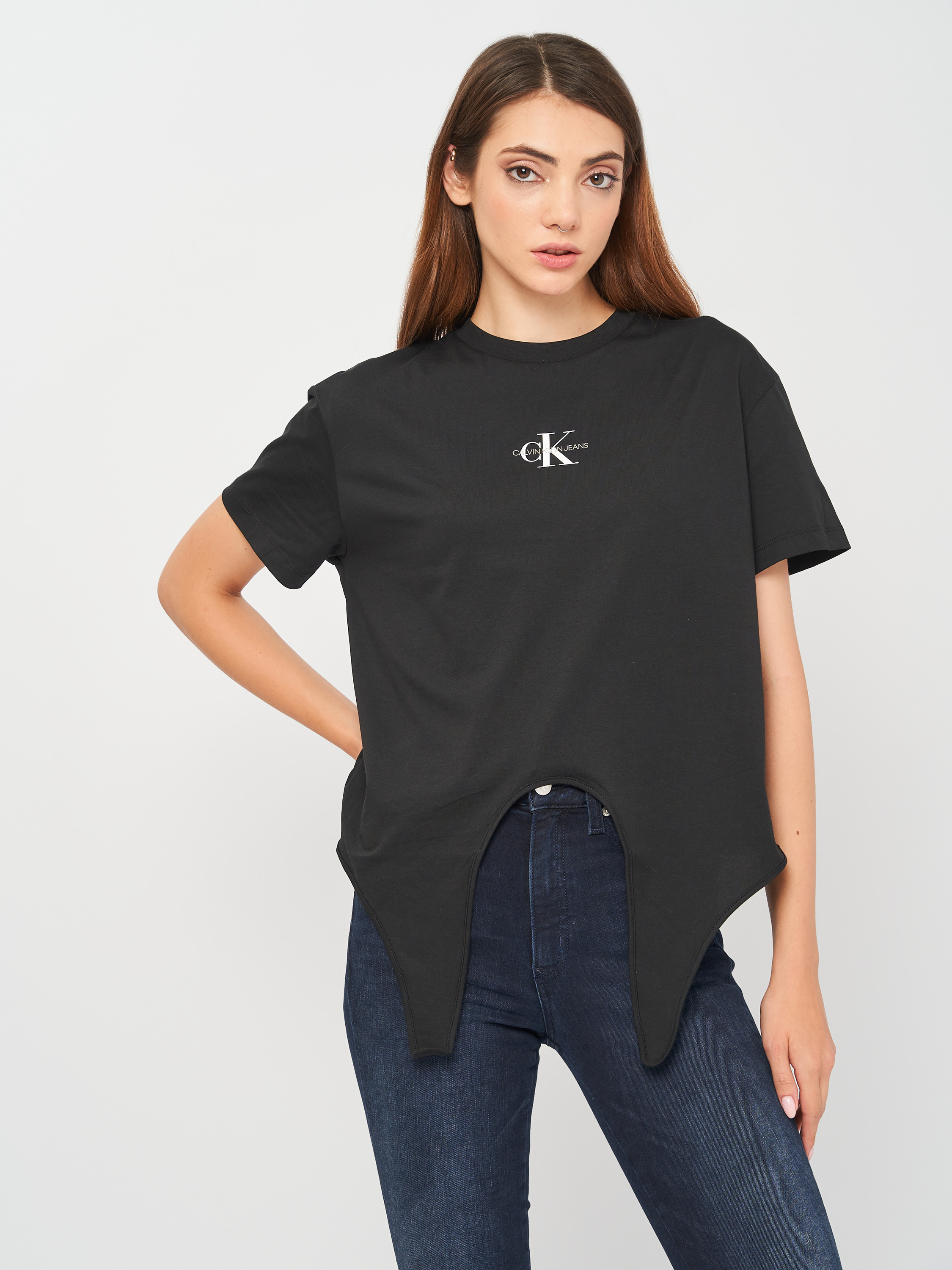 

Футболка Calvin Klein Jeans Knotted Tee J20J217181-BEH  Black, Футболка Calvin Klein Jeans Knotted Tee J20J217181-BEH L Black