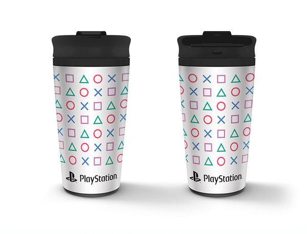 

Чашка дорожная PlayStation Shapes Metal Travel Mug (Pyramid)