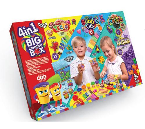 

Набор креативного творчества "Big Creative Box" 4 в 1 (рус)