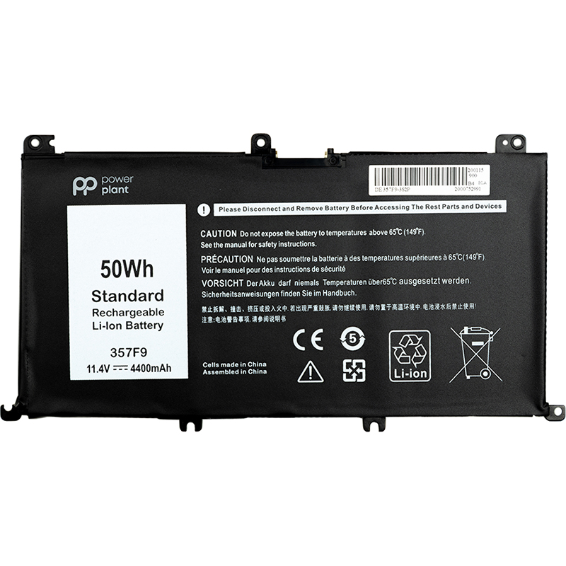 

Аккумулятор PowerPlant для ноутбуков DELL Inspiron 15 7559 11.4V 4400mAh High Copy