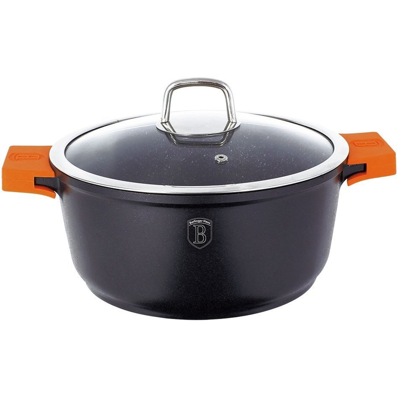 

Кастрюля с крышкой Berlinger Haus Granit Diamond Line 7.5 л (BH-1097N)