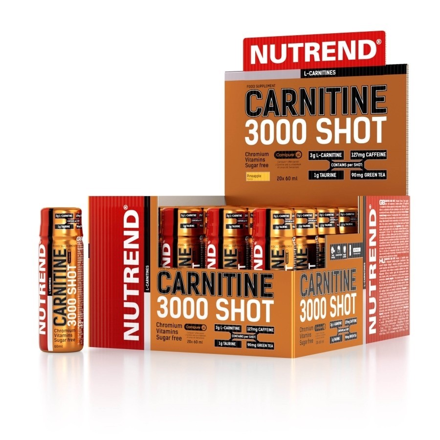 

Жиросжигатель Nutrend Carnitine 3000 Shot Ананас (20х60 мл)