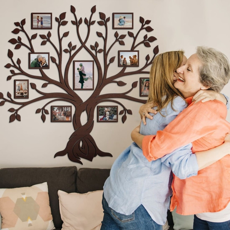 

Семейное дерево для фотографий 9 рамок LikeWood Family Forever M 150 × 135 см Темный Орех