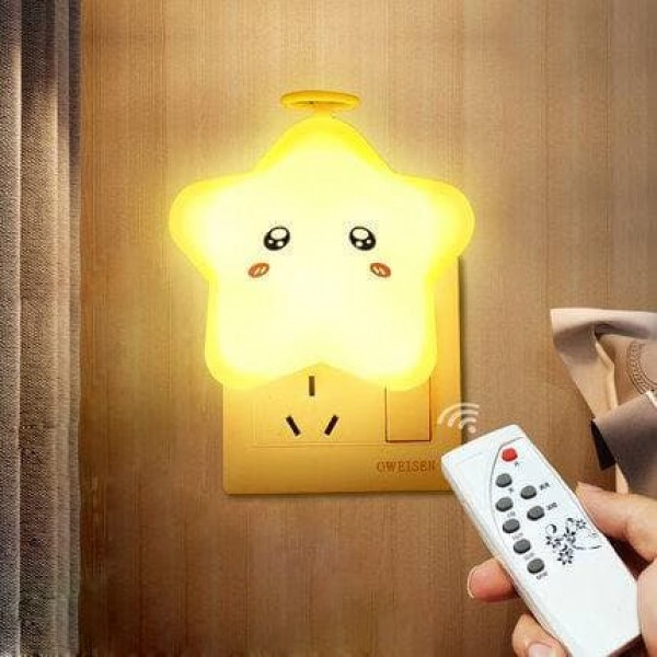 

Детский светодиодный ночник LED с датчиком освещения 3M "Звездочка Star" T59426 белый