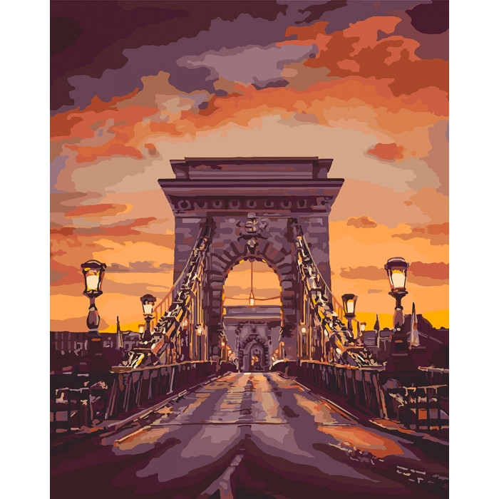 

Картина по номерам. Соединение берегов 40*50см KHO3550