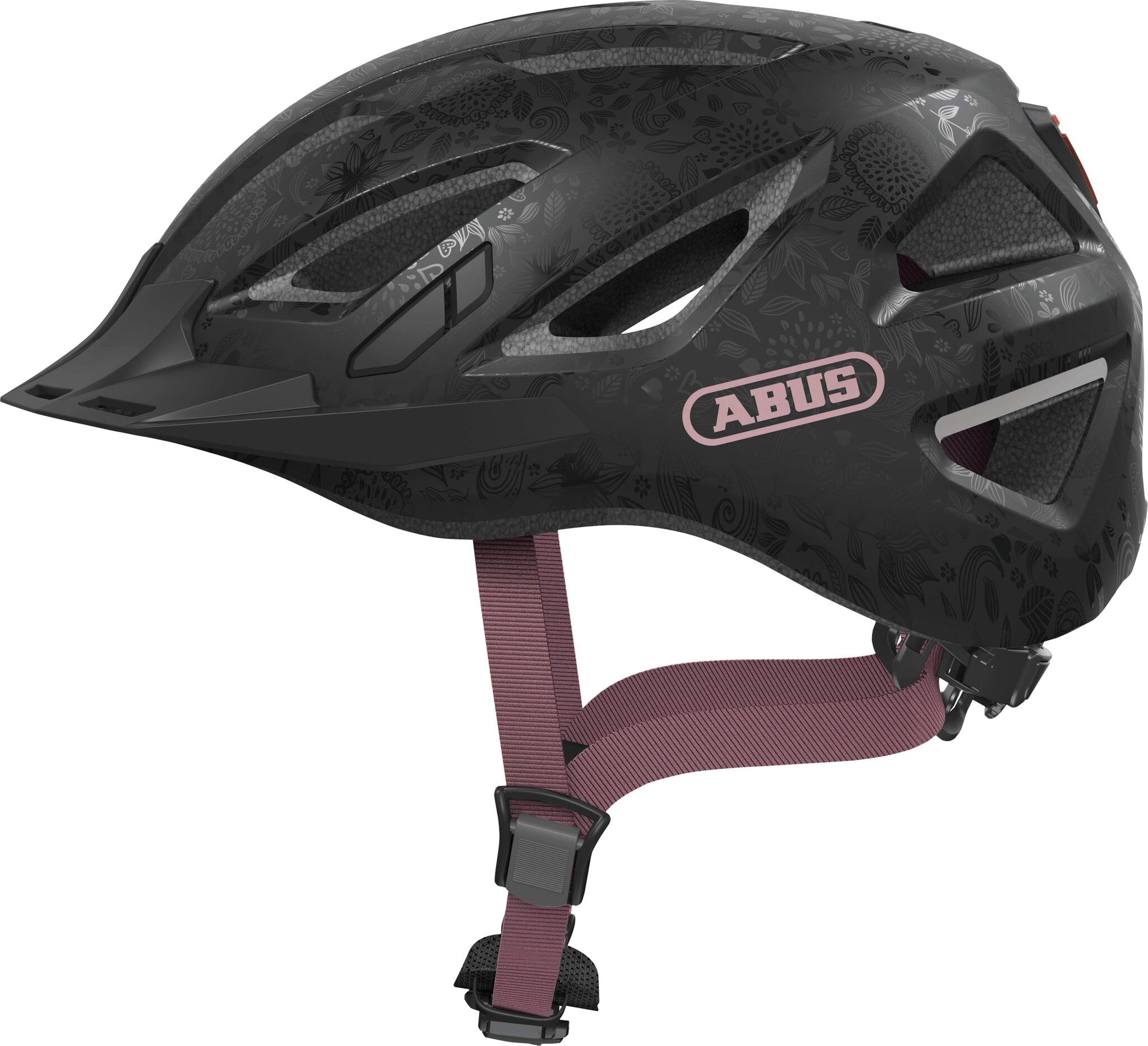 

Шлем велосипедный ABUS URBAN-I 3.0 M 52-58 Flower Art 401916