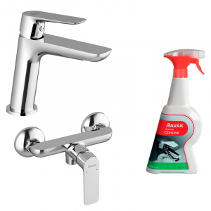 

Набор смесителей Classic 3in1 с моющим средством (CL 012, CL 032, RAVAK CLEANER) Ravak (70320293/552720)