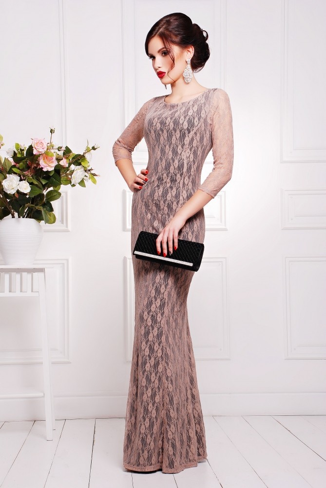 

Женское платье LineDa, Арсения кофе  (44, Женское платье LineDa, Арсения кофе S (44)