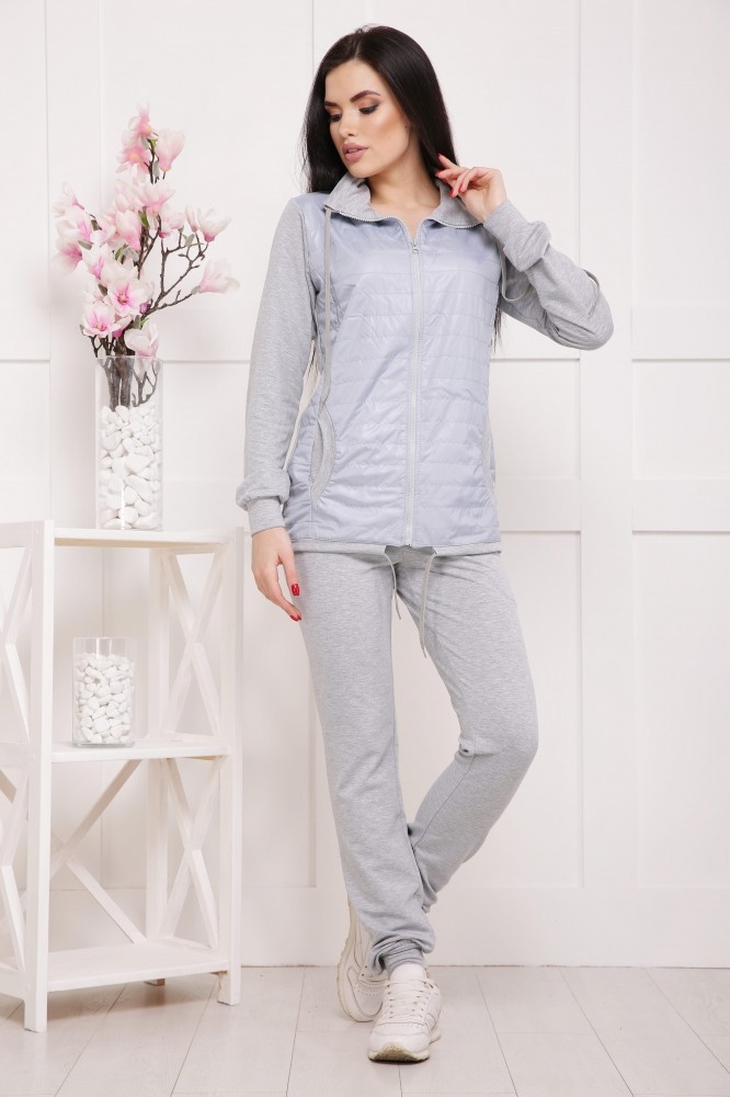 

Женский спортивный костюм LineDa Николет серый  (44, Женский спортивный костюм LineDa Николет серый S (44)