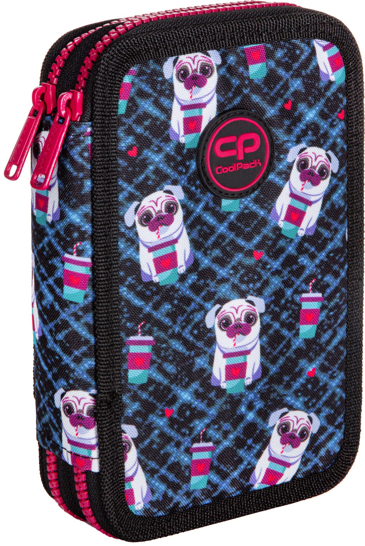 

Пенал CoolPack Jumper 2 Dogs to Go на 2 змейки з наполнением (D066322)