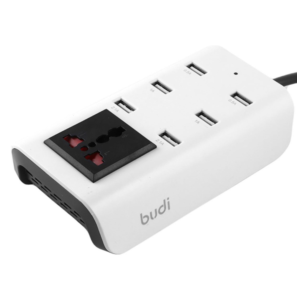 

Зарядное устройство Budi home charger 6USB/24W + 1.8m