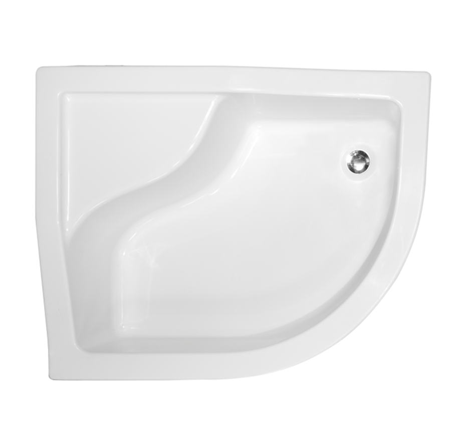 

Поддон полукруглый MAXI 120x85х24 / 35 L + ноги