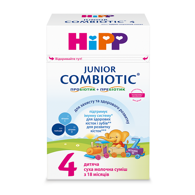 

Молочна суміш Hipp Combiotic 4, 500г