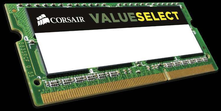 

Модуль памяти Corsair SO-DIMM 4GB/1600 DDR3L ValueSelect (CMSO4GX3M1C1600C11)