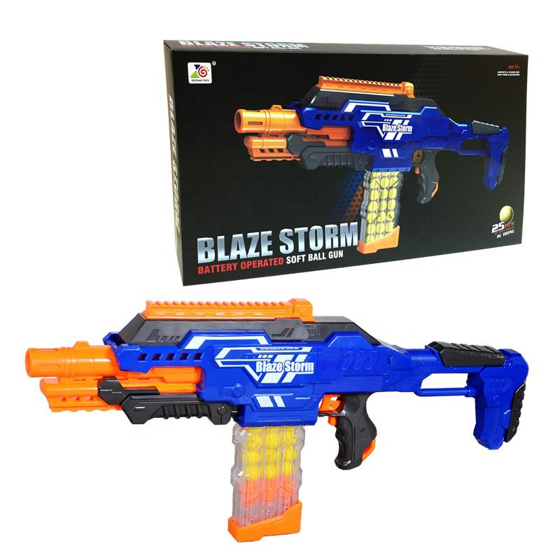 

Автомат с мягкими шариками на батарейках Blaze Storm Zecong Toys ZC 7101