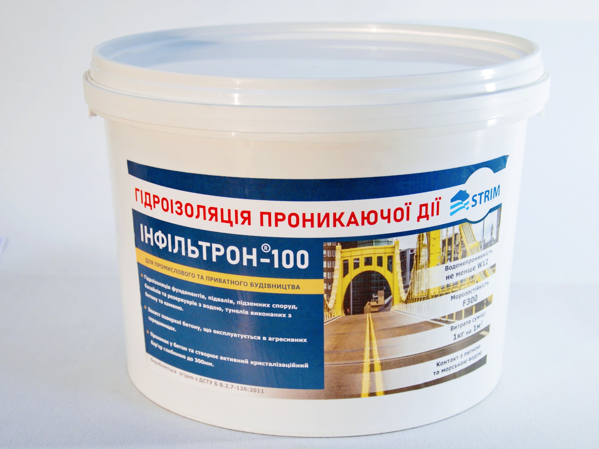 

Гидроизоляция Инфильтрон-100 проникающая ведро 5кг