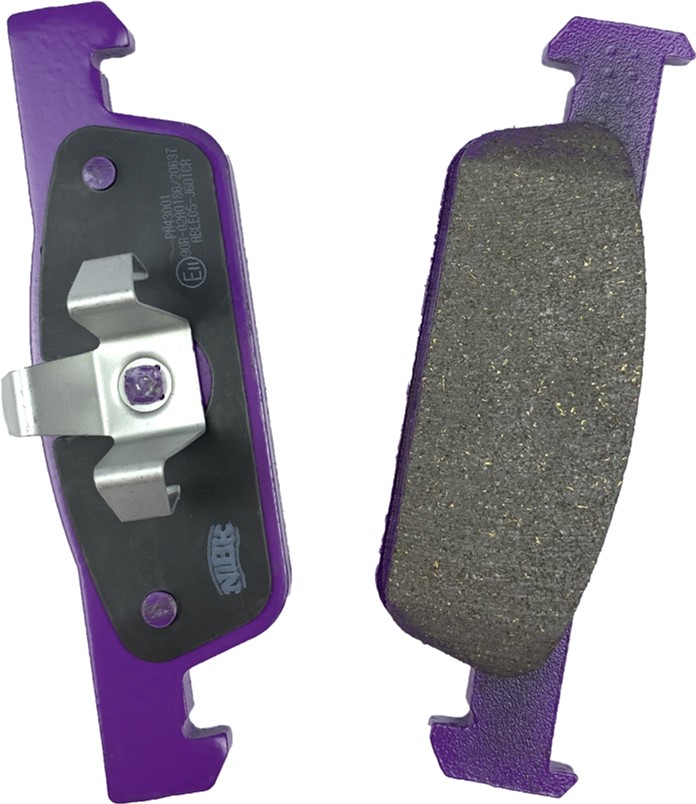 

Колодки гальмівні дискові NiBK PN43001 — (410602581R, 410605612R)