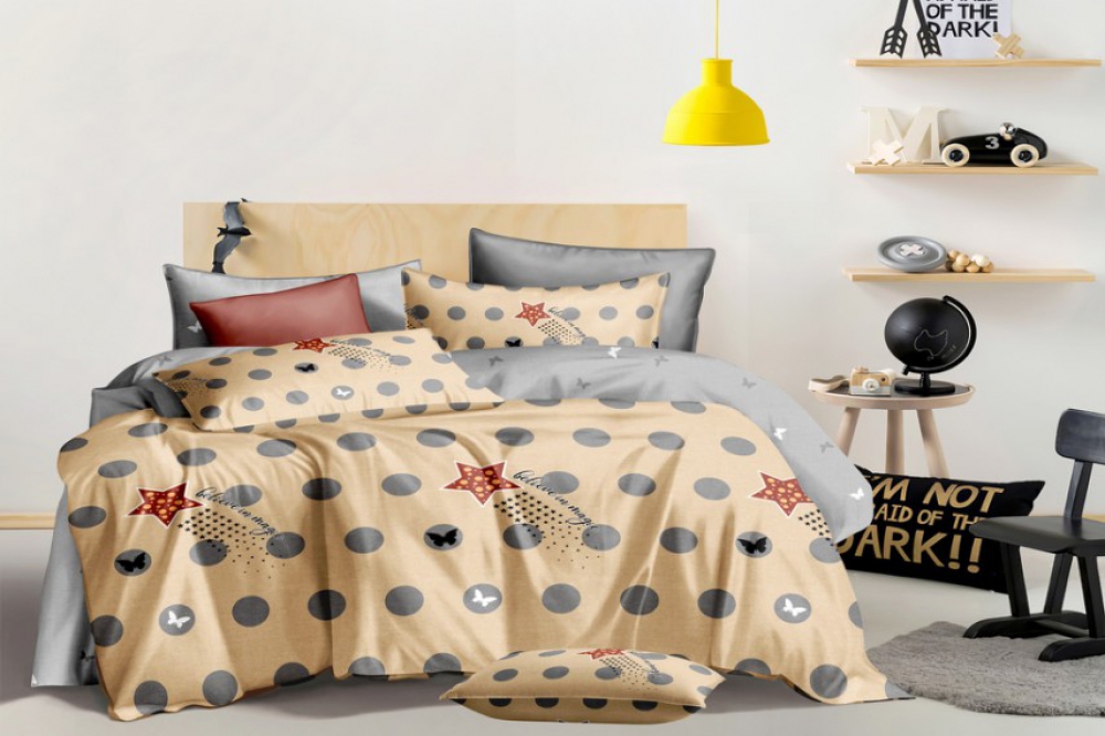 

Комплект постельного белья Komfort-tekstil Шлейф, сатин (Семейный)