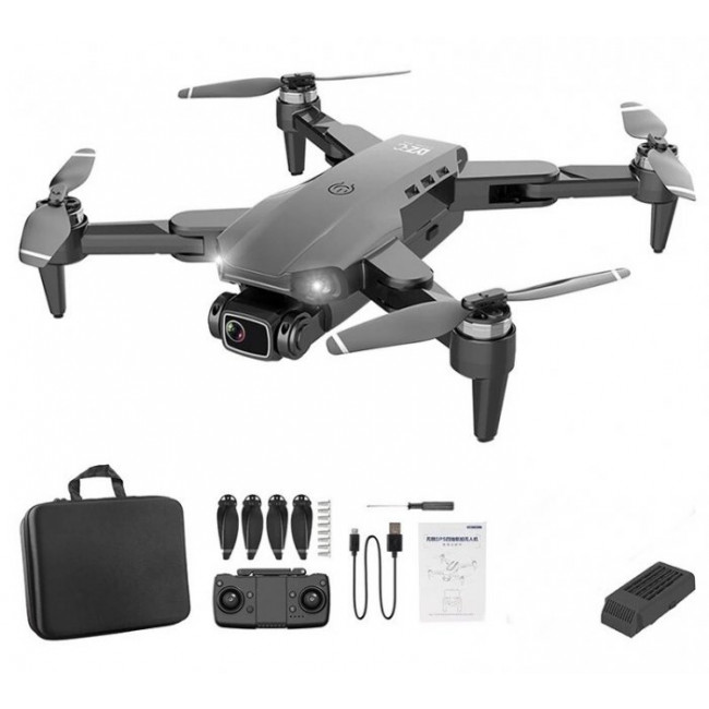 

Квадрокоптер LYZRC L900 Pro з GPS, 4K і HD камерами, FPV, БК мотори, 1,2 км, до 28 хв. + кейс Black