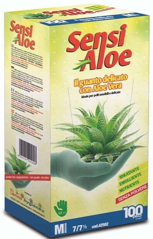 

Рукавички господарські GUANTI BERICAH 100 LATTICE ALOE 6,5 SENZA / PO