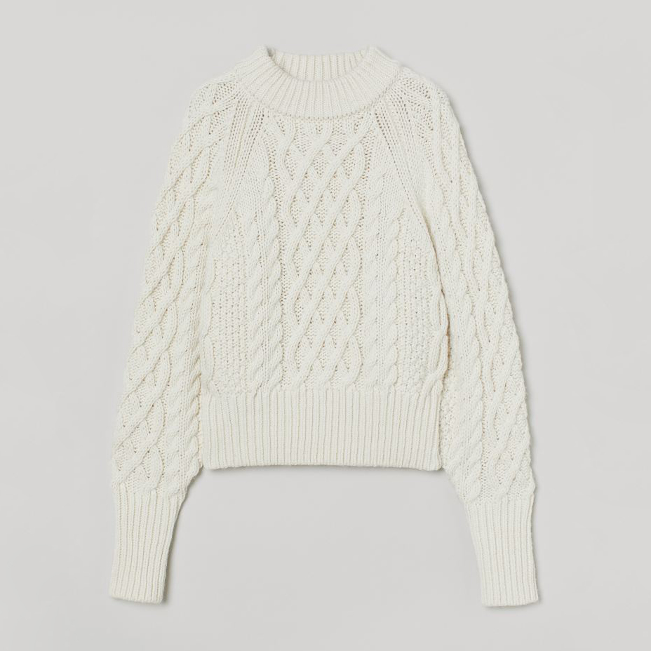

Свитер H&M 1008-9243202 XS Кремовый