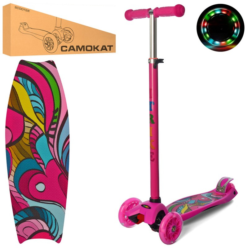 

Самокат I-Trike Maxi JR3-055-P 76-85 см розовый