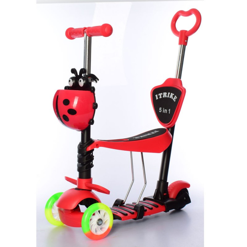 

Самокат I-Trike 5в1 Maxi JR3-026-C-R красный