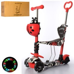 

Самокат I-Trike 5в1 Maxi JR3-058-I-WP8 65-75 см красный