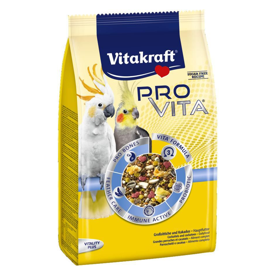 

Корм для средних попугаев Vitakraft «Pro VITA» 750 г