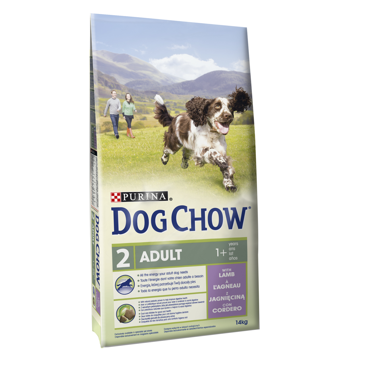 

Сухой корм для взрослых собак всех пород Dog Chow Adult Lamb 14 кг (ягненок)
