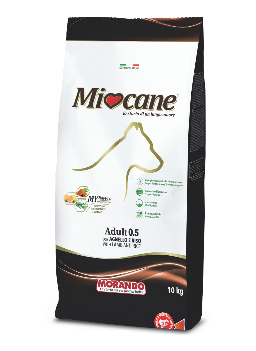 

Сухой корм для собак средних пород Morando MioCane Adult с ягнёнком 10кг