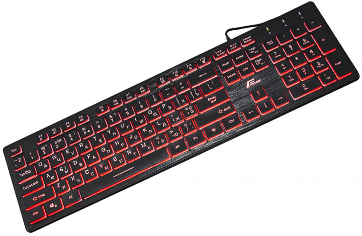

Клавиатура Frime Moonfox 3Color Black USB RUS/UKR (FLK18210)