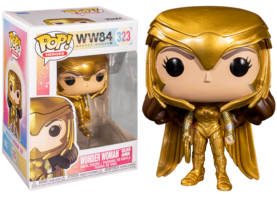 

Фигурка Funko Pop Фанко Поп Чудо-женщина 1984 Wonder Woman 1984 Wonder Woman Gold 10 см WW 84 323