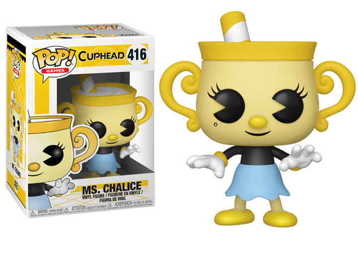 

Фигурка Funko Pop Фанко Поп Чашкоголовый Мисс Чалис Cuphead Ms. Chalice 10 см Games C3 MC 416