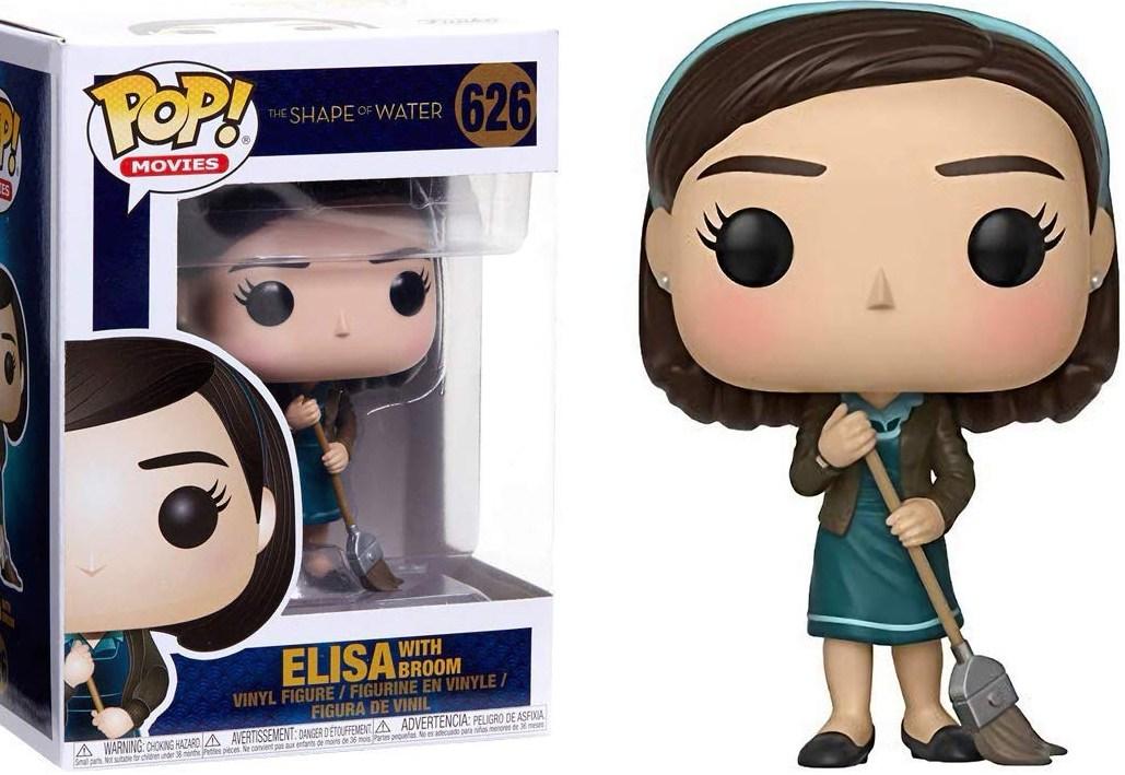 

Фигурка Funko Pop Фанко Поп Форма воды Эльза Shape of Water Elisa with Broom 10 см Movies SW EB 626