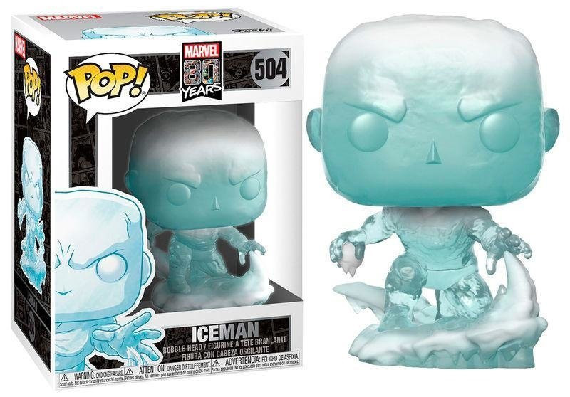 

Фигурка Funko Pop Фанко Поп Марвел 80 лет Человек лёд Marvel 80th Iceman 10 см ХМ IM 504