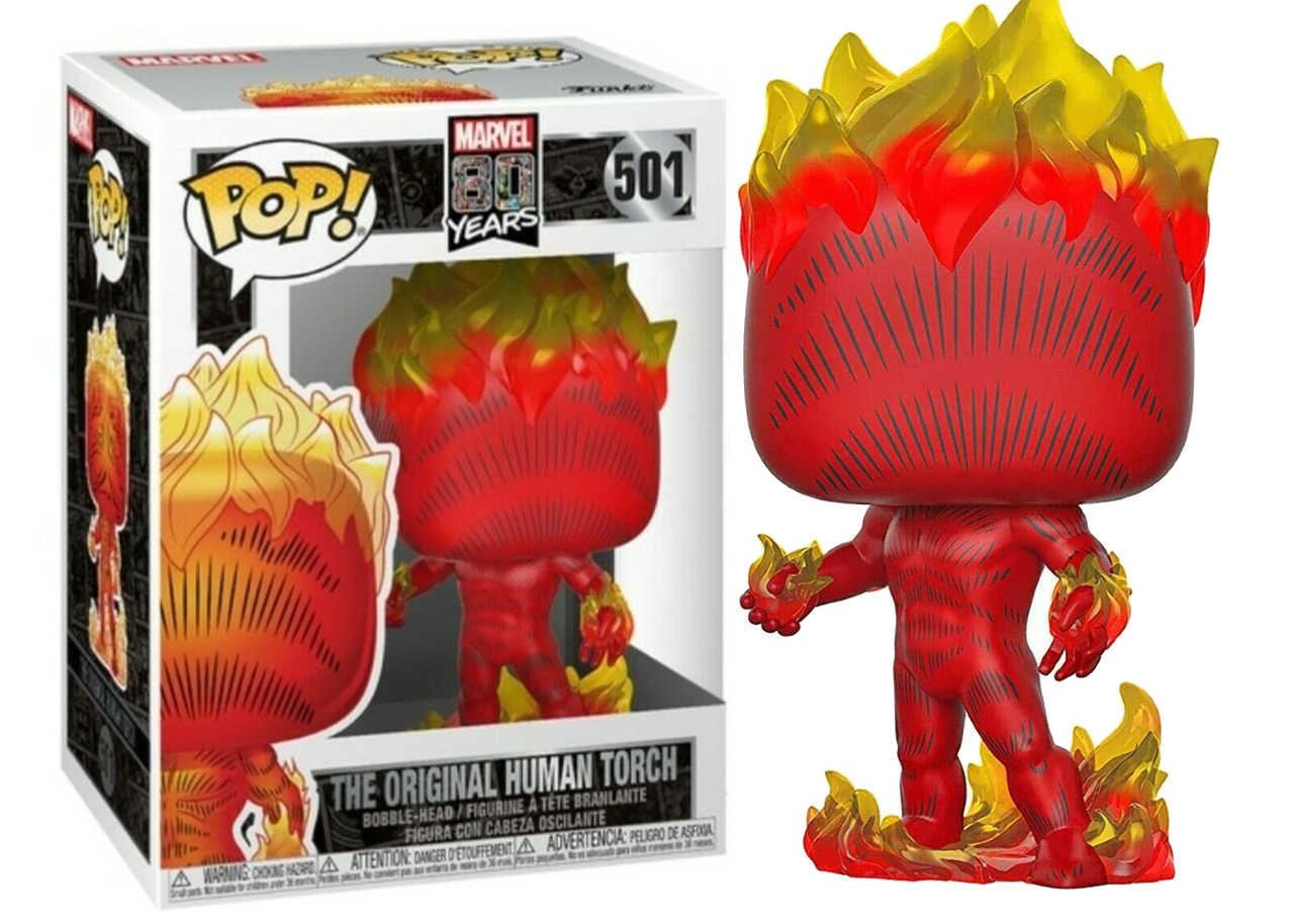 

Фигурка Funko Pop Фанко Поп Человек-факел Джонатан Джонни Шторм Marvel Human Torch Johnny Storm М HT 501