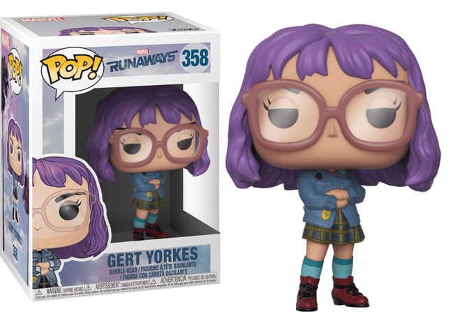 

Фигурка Funko Pop Фанко Поп Герт Йоркс Беглецы Marvel Runaways Gert Yorkes 10 см serial R GY 358