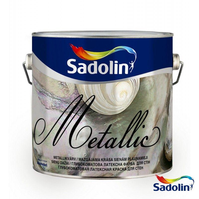 

Краска-металлик Sadolin Saddling metallic silk 1 л арт 51-051
